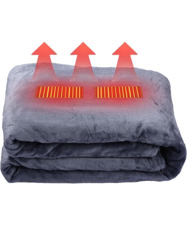 FAYNDE Portable Heating Ceiling USB Electrical Scarf & Plush Thermal Blanket - Energy-Saving Washable Heated Cushion - Buy Online on SooperMarket.com