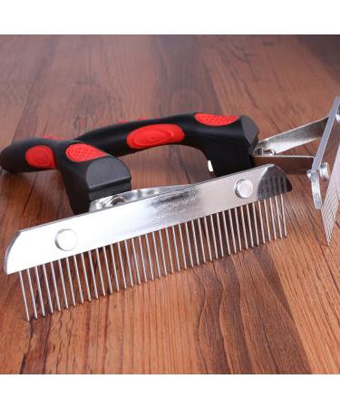 PopetPop Self-Cleaning Slicker Brush Set for Pets | 3 Pack Animal Hair Removal Tool | Efficient Grooming Comb for Dogs and Cats - Buy Online on SooperMarket.com