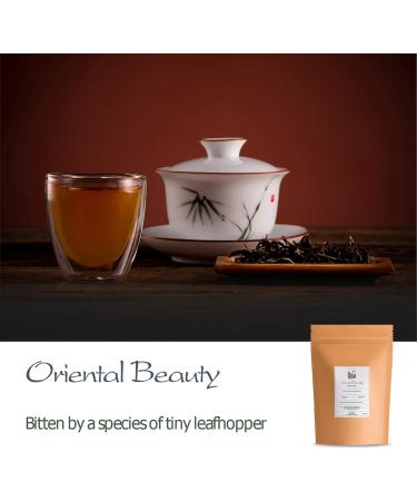 Oriental Beauty Taiwan Oolong Tea - Dongfang Meiren Taiwanese Wu Long Tea - White Tip Oolong 50g - Buy Online on SooperMarket.com