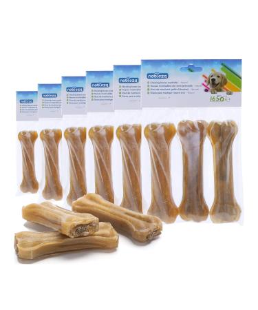 Nobleza - dogs chewing bones 12.5cm x 18 pieces 100% natural beef bones and dog bones for dogs large dog bones protein -rich