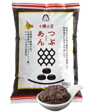 Red Bean Paste for Creative Sweets Recipes -Japanese Artisanal Mashed Tsubuan- Additive-Free Gluten-Free Vegan 500G