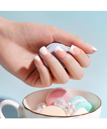 DANNI & TONI Semi Cured Gel Nail Polish Strips - Milk Swirls | Salon-Quality Manicure Stickers Set - Buy Online on SooperMarket.com