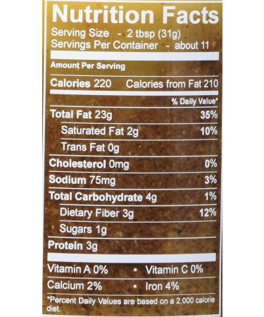 Georgia Grinders Premium Pecan Nut Butter 12 oz - Pack of 1 - Buy Online on SooperMarket.com