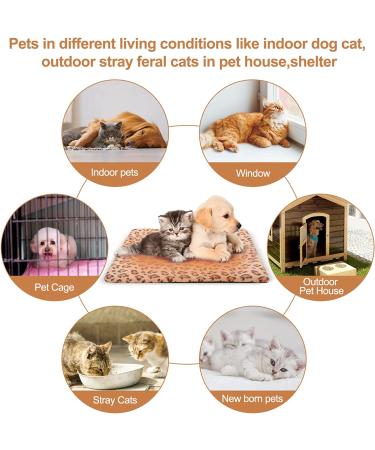 Adjustable Pet Heating Pad | Timer & Chew Resistant Cord | Waterproof Blanket for Cats & Dogs | 15X18 Beige - Buy Online on SooperMarket.com