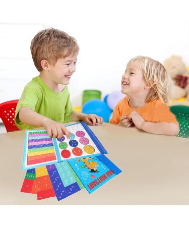 Buy Fractional Calculation Material Magnets | Montessori Magnetic Fraction Puzzle for Kids | Educational Math Learning Aids - Buy Online on SooperMarket.com