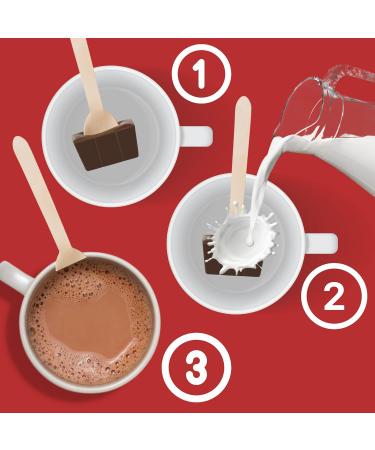 Belgian Milk Chocolate Spoons Individually Wrapped with Mini Dehydrated Marshmallows and Individual Packets of Cocoa Powder Holiday Stocking Stuffers Pack of54 1.25 Ounces Each - Buy Online on SooperMarket.com