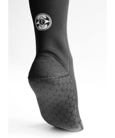 Neoprene Water Fin Sock 3MM | Thermal Beach Sock for Men and Women | Anti-Slip Flexible Design for Diving, Snorkeling, Surfing, and More | Black - Medium - Buy Online on SooperMarket.com
