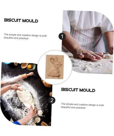 DECHOUS 2 Pcs Biscuit Mold Biscuits Decor Ice Cube Baking Stamp Rectangle Cookie Cookie Stamp Cookie Making Tool Biscuit Baking Mold Kitchen Cookie Mold Log Making Tools - Buy Online on SooperMarket.com
