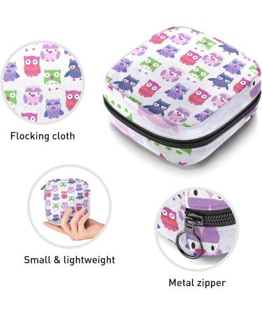 Colorful Buho Owl Pattern Sanitary Napkin Storage Bag - Multi-colored 8 - Buy Online on SooperMarket.com