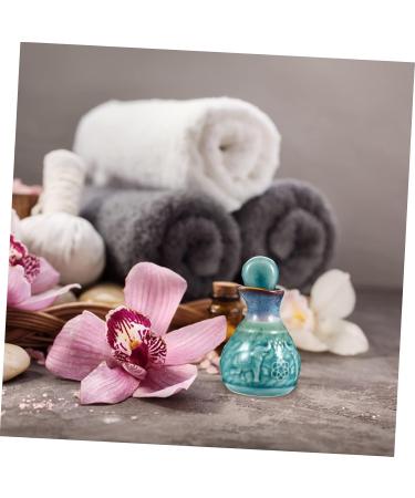 Cabilock 1 Set Aromatherapy Bottle Ceramic Oil Bottle Japanese Soy Sauce Ceramic Essential Oil Perfume for Perfume Ceramic Oil Dispenser Mini Vintage Ceramics Soy Sauce Bottle 9.5X5.5cm Blue - Buy Online on SooperMarket.com