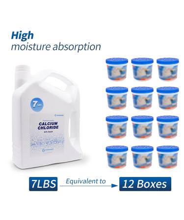 Buy Wisesorb 7 LBS Calcium Chloride Desiccant - Reusable Dehumidifier & Moisture Absorber | International Shipping Available - Buy Online on SooperMarket.com