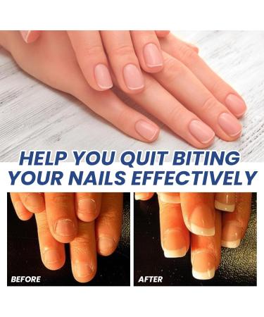 Anti Nail Biting Polish Double Head Stop and Grow Nail Biting Stop Nail Biting Nail Biting Prevention for adults anti nail biting polish Clear Nail Varnish Stop Biting Nails Nail Biter Stopper - Buy Online on SooperMarket.com