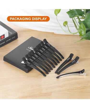 Sndyi Hair Clamps - 12 Pack Non-Slip Hair Clips for Styling & Cutting | Professional Salon Hairdressing Tools for Thick & Thin Hair - Buy Online on SooperMarket.com