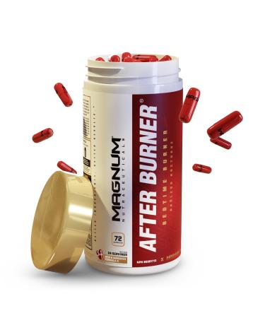 Magnum Nutraceuticals After Burner Bedtime Burner - 72 Capsules - Thermogenic - Fat Burner - Reduce Food Cravings - Increases Fat Loss While You Sleep