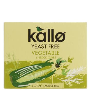 Kallo Vegetable Stock Cubes Y Free 66g
