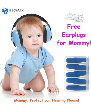 JeeoMax Baby Ear Muffs & Earplugs Pack - Noise Protection Headphones for Ages 2-36 Months - Buy Online on SooperMarket.com