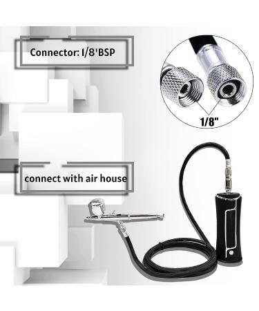 Fascinated Cordless Airbrush Kit - Portable Handheld Rechargeable Gun Set for Makeup, Painting, Cake Decor & More - Buy Online on SooperMarket.com
