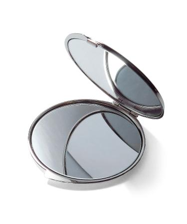 Mother of Pearl Compact Mirror - Double Sided Folding Magnify, Crane Apricot Tree Design - Buy Online on SooperMarket.com