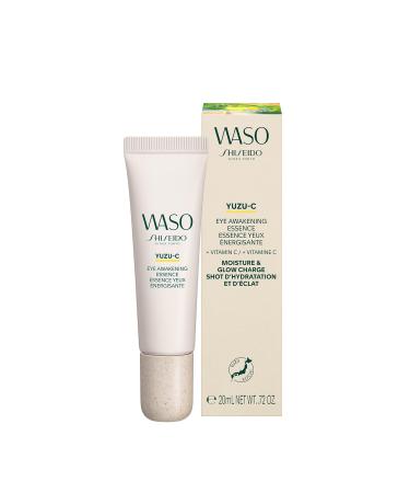 Shiseido Waso YUZU-C Eye Awakening Essence - Targets Dark Circles & Puffiness - Vitamin C - 12-Hour Hydration - Vegan & Fragrance Free - 0.72 oz - International Shipping - Buy Online on SooperMarket.com