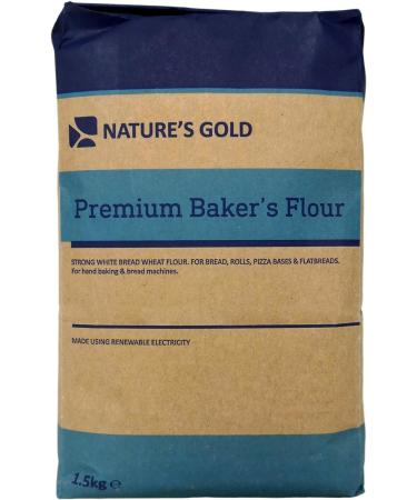 Nature's Gold Premium Baker's Strong White Bread Flour 1.5kg (Pack of 5) - Buy Online on SooperMarket.com