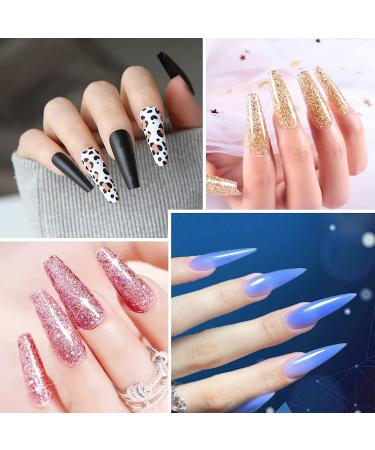 Complete Wakaniya Poly Nail Gel Kit with UV Lamp - 10 Colors for DIY French Ombre Nails - Buy Online on SooperMarket.com