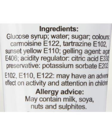 COLOUR SPLASH Coral Food Colouring Gel Tube - 25g Highly Concentrated Edible Ingredients for Vibrant Cakes - Buy Online on SooperMarket.com