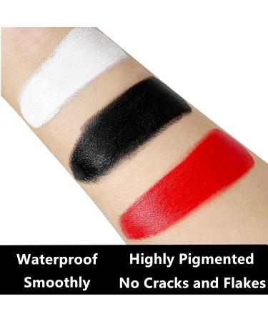Go Ho Black Face Paint | Easy-to-Use Waterproof Oil-Based Stick for Halloween Cosplay Zombie & Goth Makeup - Buy Online on SooperMarket.com