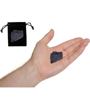 Large Shungite Raw Crystals 1.25-2.0: Natural Healing Stones for Tumbling, Cabbing, Fountain, Decoration - Perfect for Polishing, Wire Wrapping, Wicca & Reiki - Buy Online on SooperMarket.com