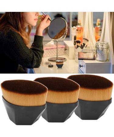 Foundation Brushes Makeup Brushes Fiber Hair for Micro Baking for Makeup Setting(Black) - Buy Online on SooperMarket.com