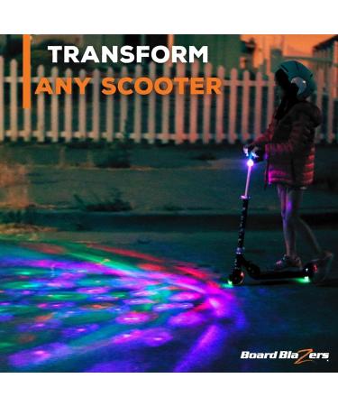Board Blazers LED Disco Scooter Light - Red/White/Blue Night Riding Accessory for Kids & Adults - Perfect Christmas Gift Stocking Stuffer - Buy Online on SooperMarket.com