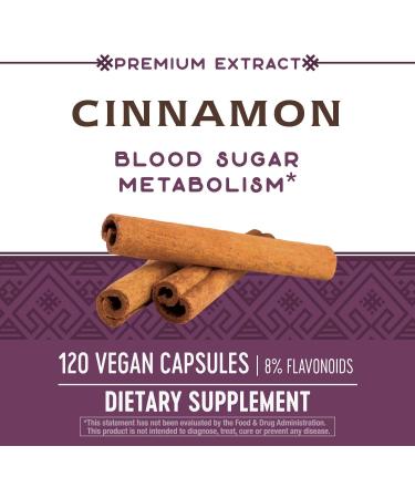 Nature's Way Cinnamon Vcaps 120 Count - Premium Herbal Supplement for Wellness - Buy Online on SooperMarket.com