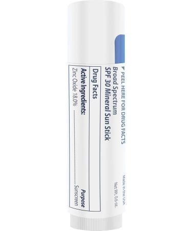 Olita Mineral Sunstick SPF 30 - Fragrance-Free Organic Reef Safe Chemical-Free Sunscreen Water-Resistant Zinc Sunblock - 0.6 oz for All Skin Types - Buy Online on SooperMarket.com