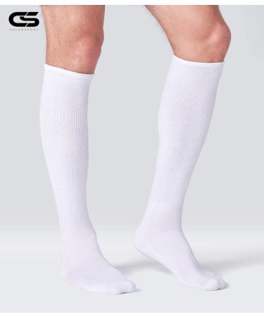 Celersport Multi-Sport Tube Socks - White (2 Pack) | Youth & Adult Sizes - Buy Online on SooperMarket.com