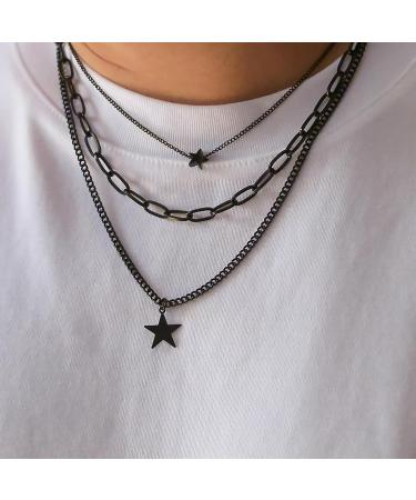 Stylish Oralgos Pentastar Necklace for Women - Versatile Alloy Collarbone Chain Jewelry - Buy Online on SooperMarket.com