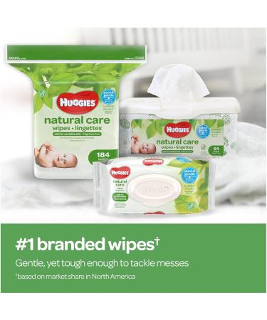 Huggies Natural Care Unscented Baby Wipes Sensitive 6 Refill Packs and Clutch 'N' Clean (Old Version) - Buy Online on SooperMarket.com