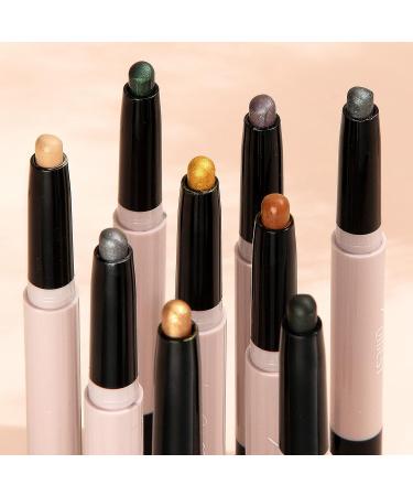 iGuzvaw Matte Eyeshadow Stick Cream to Powder - Waterproof Eyeliner Pencil Crayon in Shimmer 06 Smoky Grey - Buy Online on SooperMarket.com