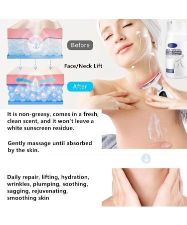 Go Ho Anti-Wrinkle Neck and Chest Cream - Firming & Moisturizing with Vitamin B5 & E for Sagging Skin Fine Lines | 1.7oz - Buy Online on SooperMarket.com