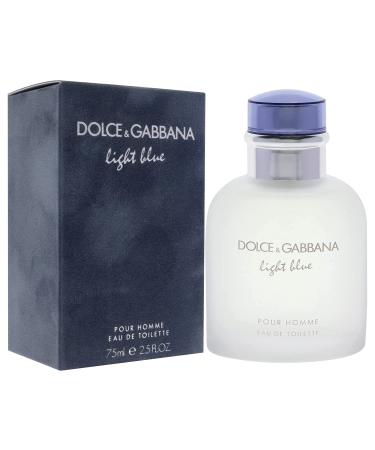 Dolce & Gabbana Light Blue for Men Eau de Toilette Spray 2.5 Fl Oz - Authentic Fragrance for Men - Buy Online on SooperMarket.com
