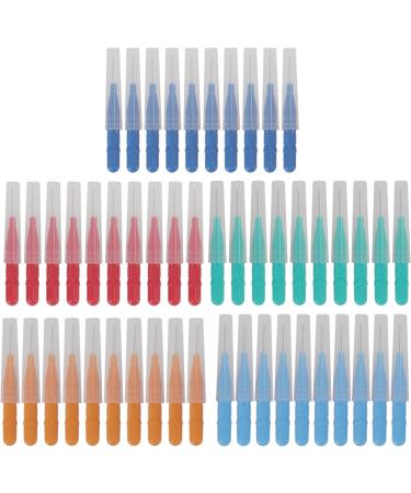 Akozon 50pcs Toothpicks & Interdental Brushes - Premium Oral Health Teeth Cleaning Tools for Fresh Breath & Dental Care - Buy Online on SooperMarket.com