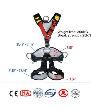 HeeJo Climbing  Safety Safe Seat Belt for Outdoor Tree Climbing  Outward Band Expanding Training Large Size Climbing Gear - Buy Online on SooperMarket.com