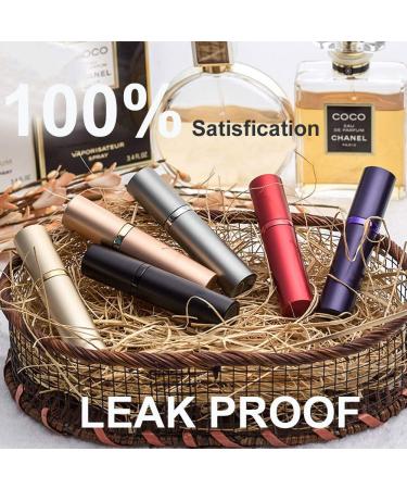 LOTUS 5ml Black Perfume Atomizer Bottle for Men and Women - Refillable Travel Cologne Sprayer - Buy Online on SooperMarket.com