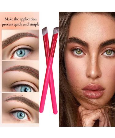 Angled Brow Brush - Precision Eyebrow Brush for Perfect Application & Blending of Brow Powders | International Shipping Available - Buy Online on SooperMarket.com