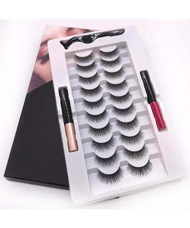 Magnetism False Eyelash Kit | Lightweight Reusable Magnetic Lashes | Perfect for Travel Dating & Parties | International Shipping - Buy Online on SooperMarket.com