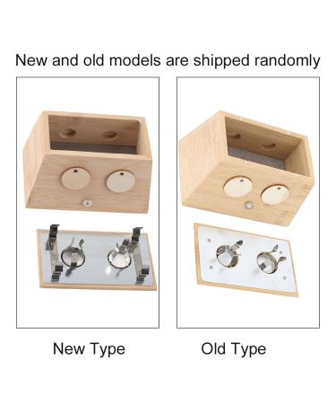 Ankroyu Moxibustion Box with 2 Holes - Bamboo Moxa Roller Rod Holder & Moxibustion Tool for All Moxa Rolls | International Shipping Available - Buy Online on SooperMarket.com