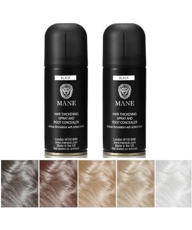 MANE Hair Thickening Spray Travel Size 100 ml Duo Pack (Black) - Buy Online on SooperMarket.com