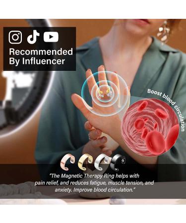 Lymphatic Drainage Magnetic Therapy Ring | Detoxification & Treatment | Men & Women - Buy Online on SooperMarket.com