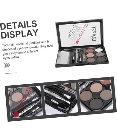 FOYTOKI 1 Set Eyebrow Powder Set Brow Makeup Long Lasting Eyebrow Powder Lit Eyeow Mp Pe Brow Pencil Abs 1 count (Pack of 1) As Shown - Buy Online on SooperMarket.com