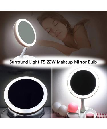 Poweka T5-22W Circular Bulb 7.25inch Round Mirror Light Bulb Replacement Compatible with Floxite/Zadro/Rialto Makeup Magnifying Vanity Mirror  Makeup Mirror Fluorescent Light Bulb - Buy Online on SooperMarket.com