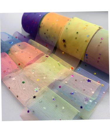 Hemoton 2pcs Lace Fabric Lace Trim Tulle Ribbon Sheer Ribbon Tutu Ribbon Gauze Ribbon Skirt Spool Purplex2pcs 6x6x6cmx2pcs - Buy Online on SooperMarket.com