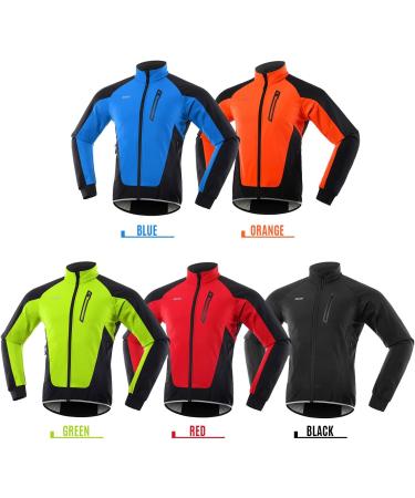 Lixada Men's Waterproof Windproof Bicycle Jacket | Thermofleece MTB Racing Coat for Autumn & Winter Cycling - Buy Online on SooperMarket.com
